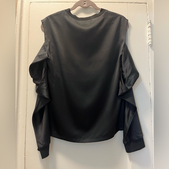 RtA SILK Cutout Shoulder Blouse - Picture 7 of 7